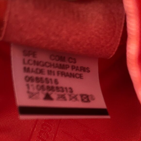 Longchamp Red Leather Crossbody Bag - Picture 10 of 14